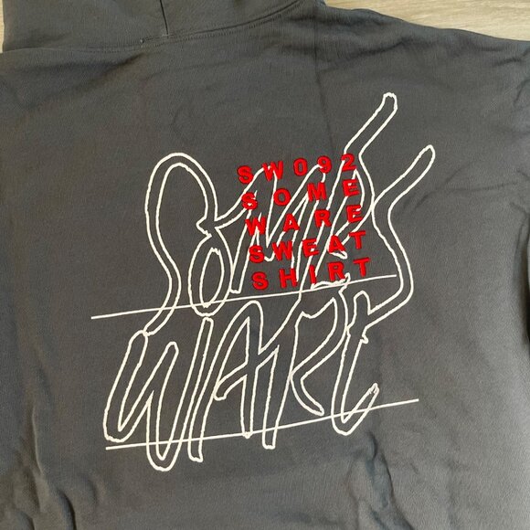 NEW SomeWare Grey New Logo Hoodie Sz Large - Picture 5 of 8